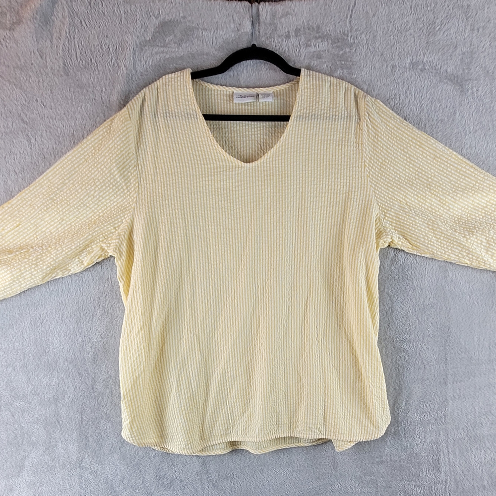 Elegant Cream V-Neck Blouse